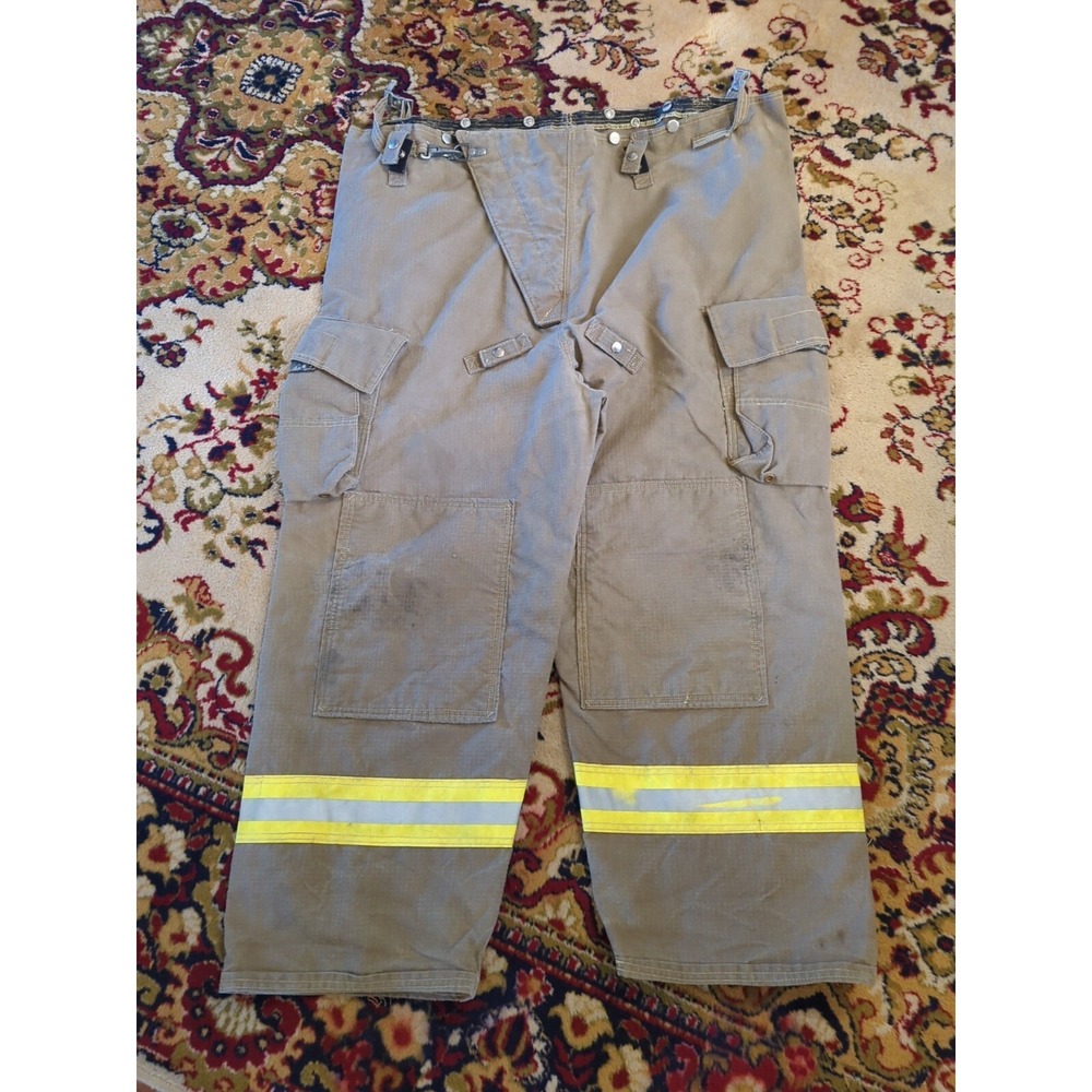 Retired Firefighter Gear Turnout Pants FIRE USED Size 52 X‎ 29 SHELL ONLY!!
